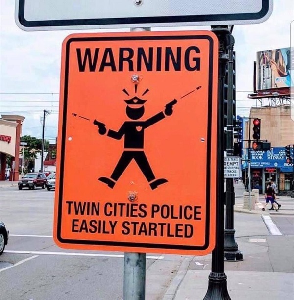 twin cities police easily startled