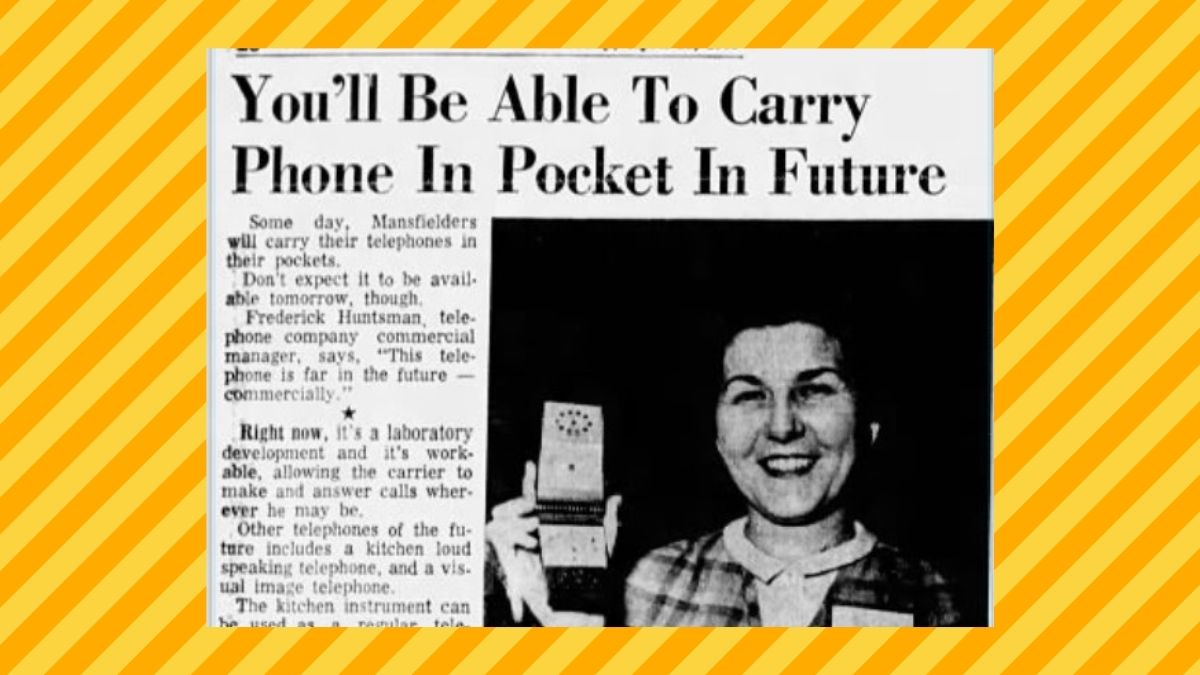 1963 cellphone article You'll Be Able To Carry Phone In Pocket in Future