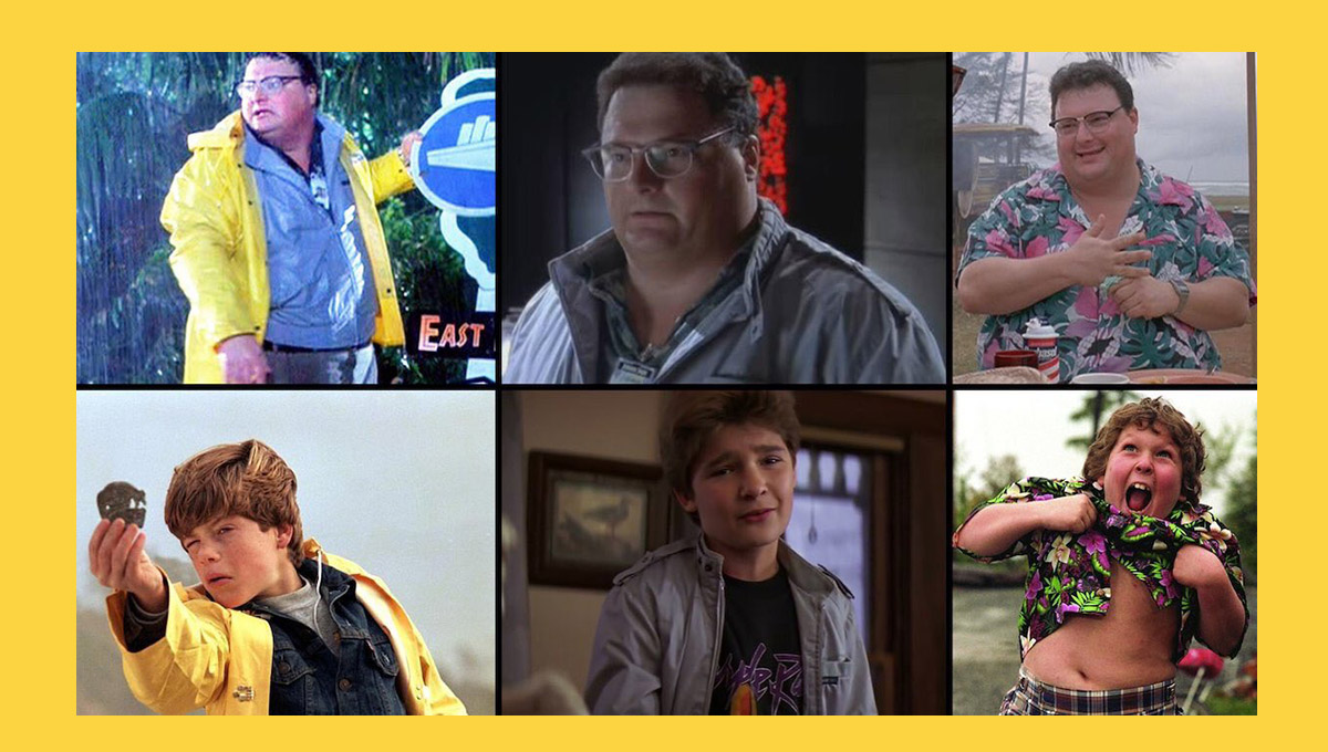 The outfits for Jurassic Park character Dennis Nedry may have been inspired by The Goonies but we don't yet have official confirmation.