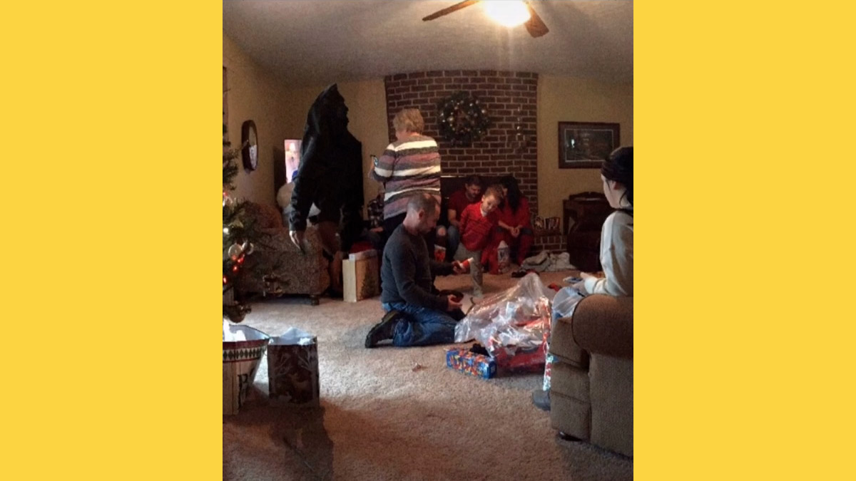 The photo from Christmas Day purportedly showed some kind of paranormal activity, a demon, or a ghost, and was posted on TikTok.