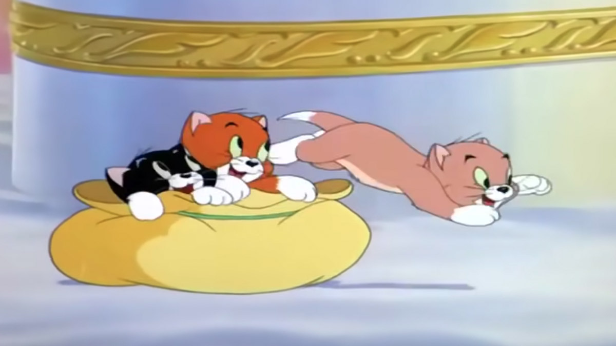 A Tom and Jerry episode showed kittens that had been drowned in a sack.