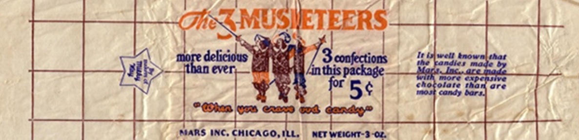 3 musketeers original wrapper
