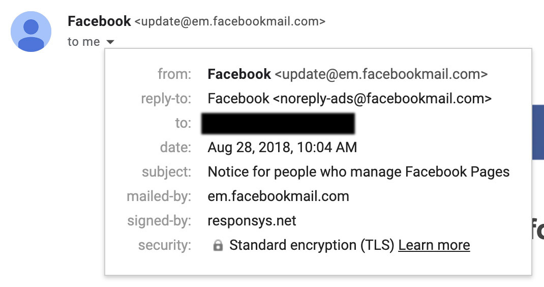 The someone tried to log in to your account Facebook email scam.
