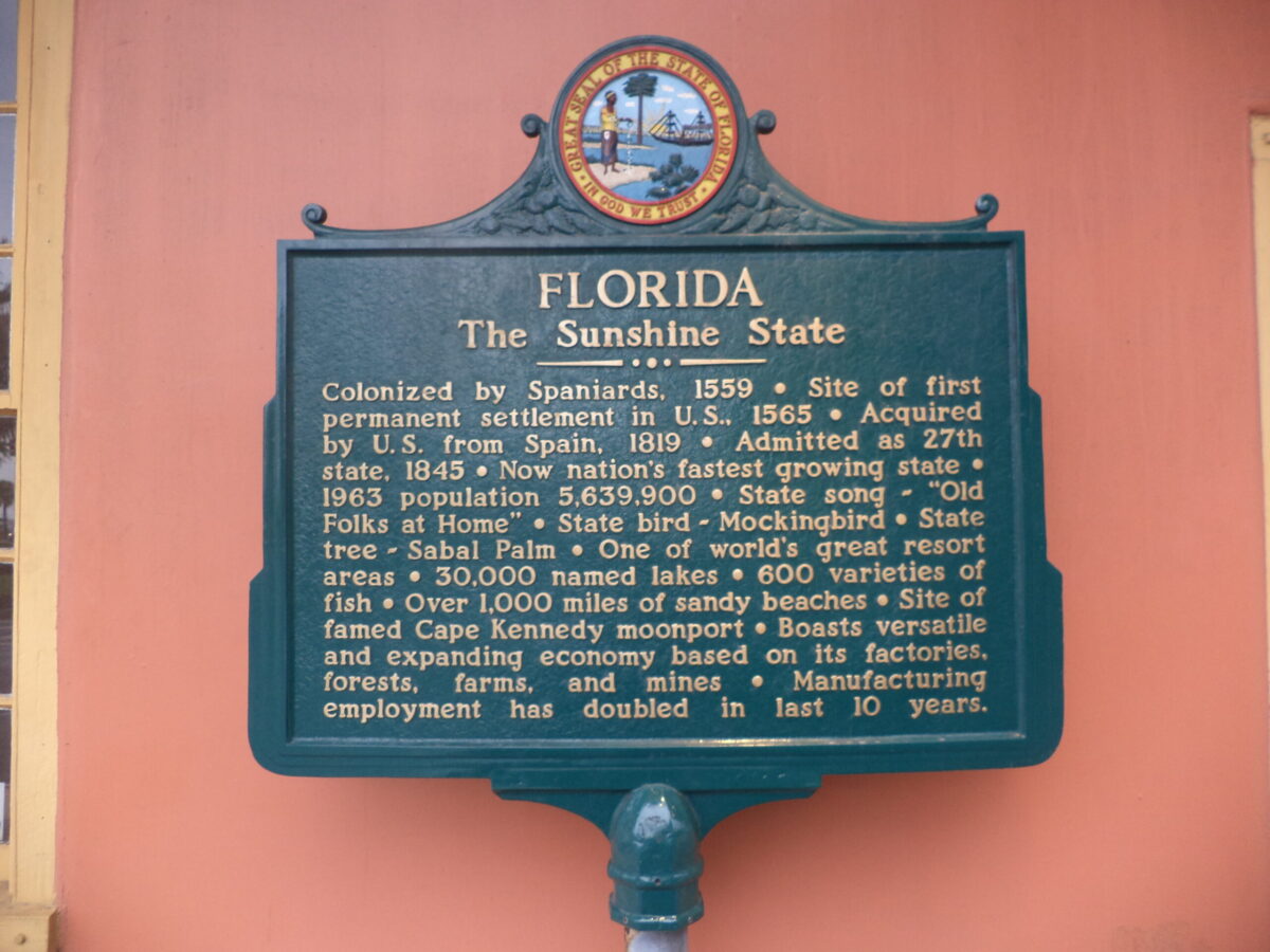 florida historical marker