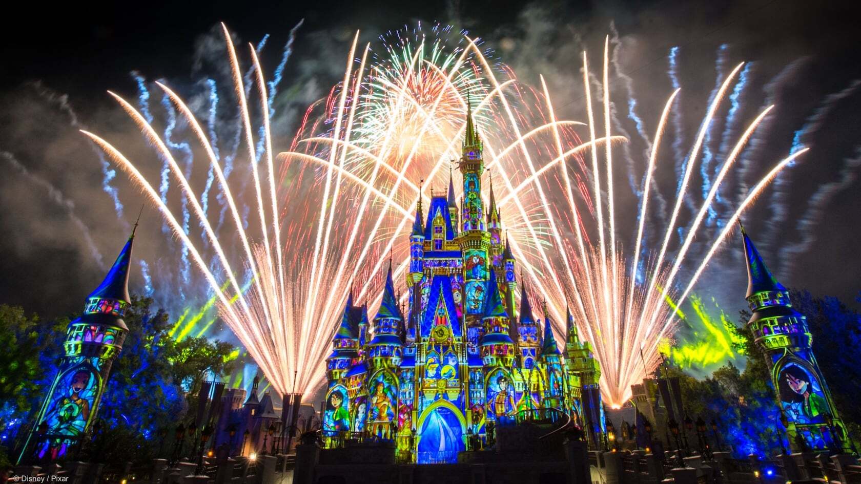 Happily Ever After fireworks finale at Magic Kingdom at Walt Disney World Resort was posted to TikTok from Disneys Contemporary Resort at California Grill.