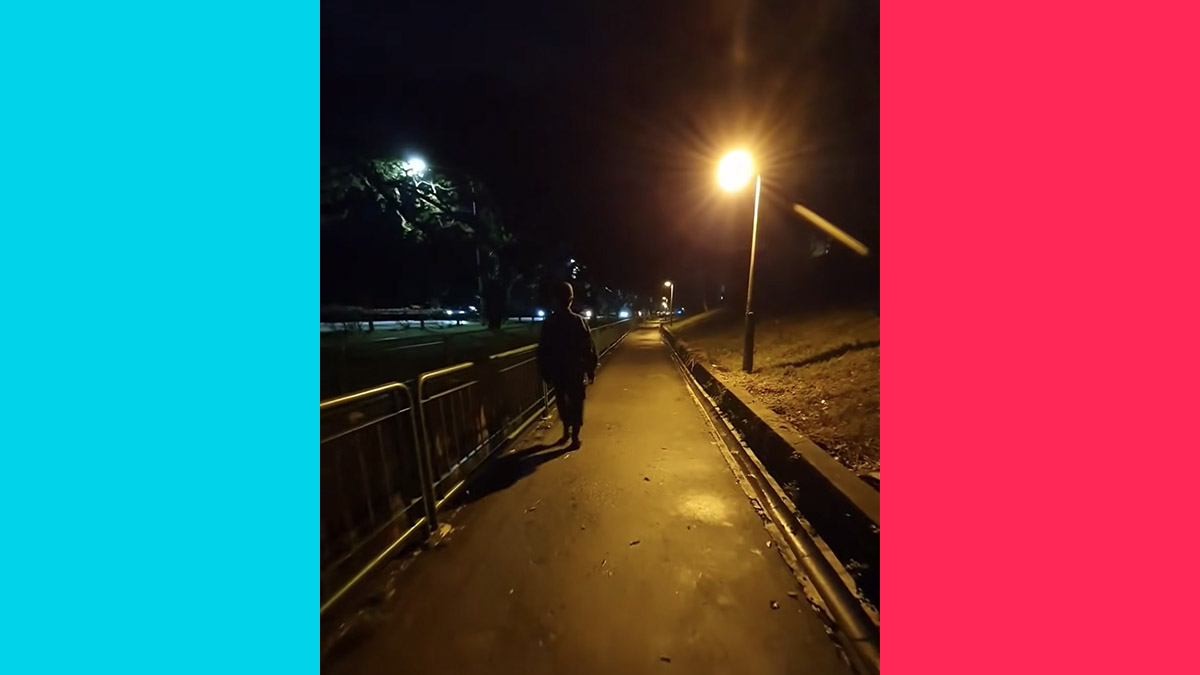 The Midnight Jog video also called Jogger Sees the Unknown can be explained because it is from the True Horror Stories POV YouTube channel.