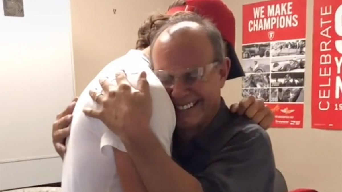 Robert Anthony Cruz was signed by the Washington Nationals and surprised his dad at work at Firestone in a TikTok video.
