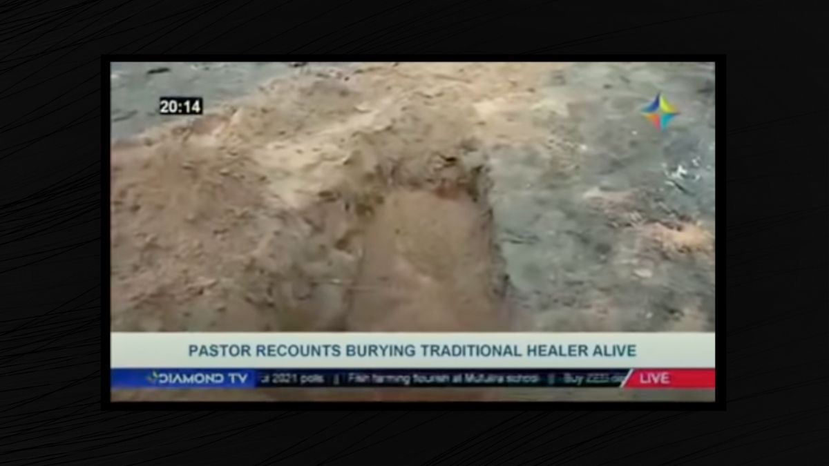 Pastor dies after being buried alive