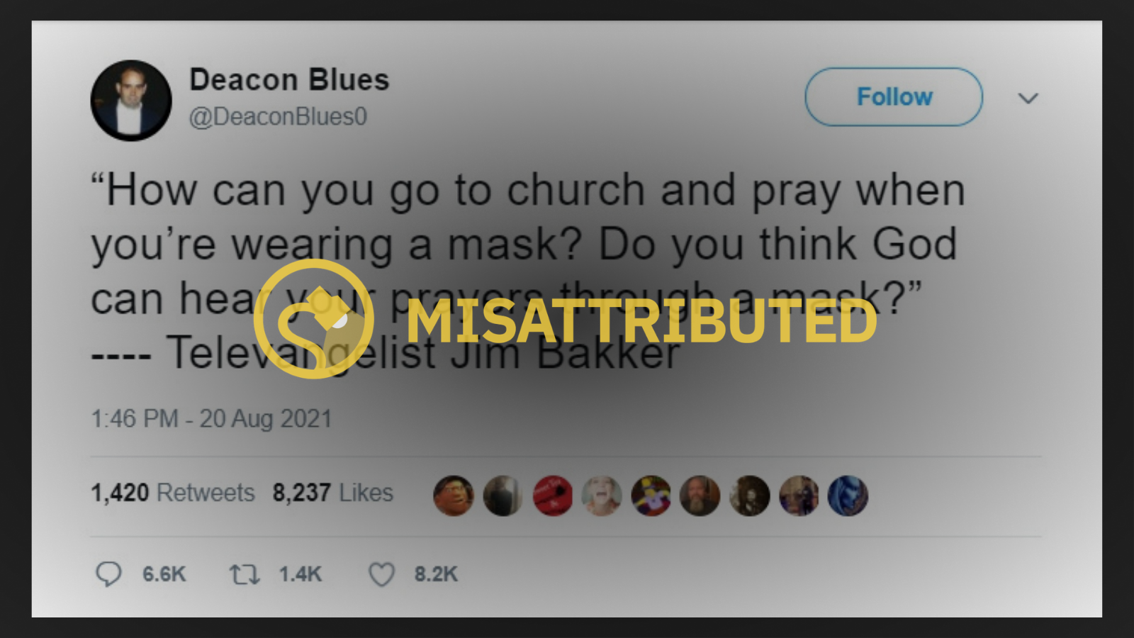 How can you go to church and pray when you’re wearing a mask? Do you think God can hear your prayers through a mask?