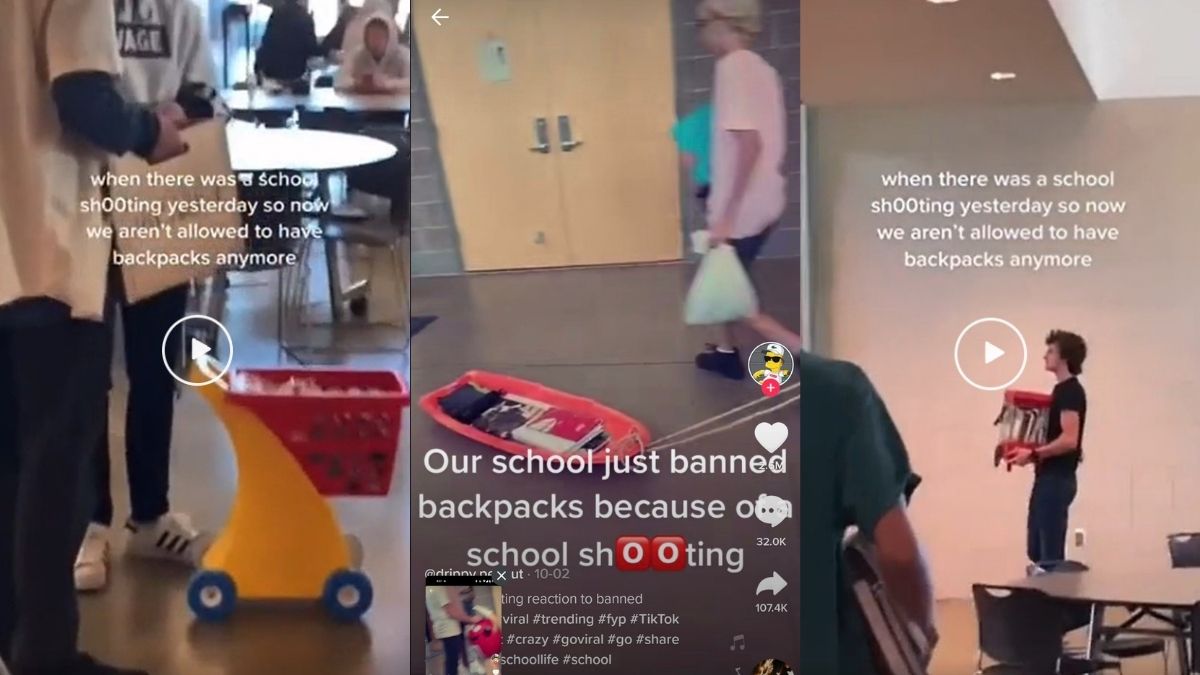 backpacks banned after school shooting