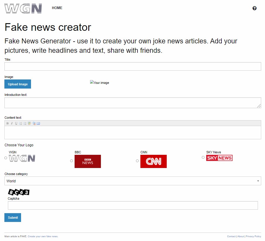 fake news generator
