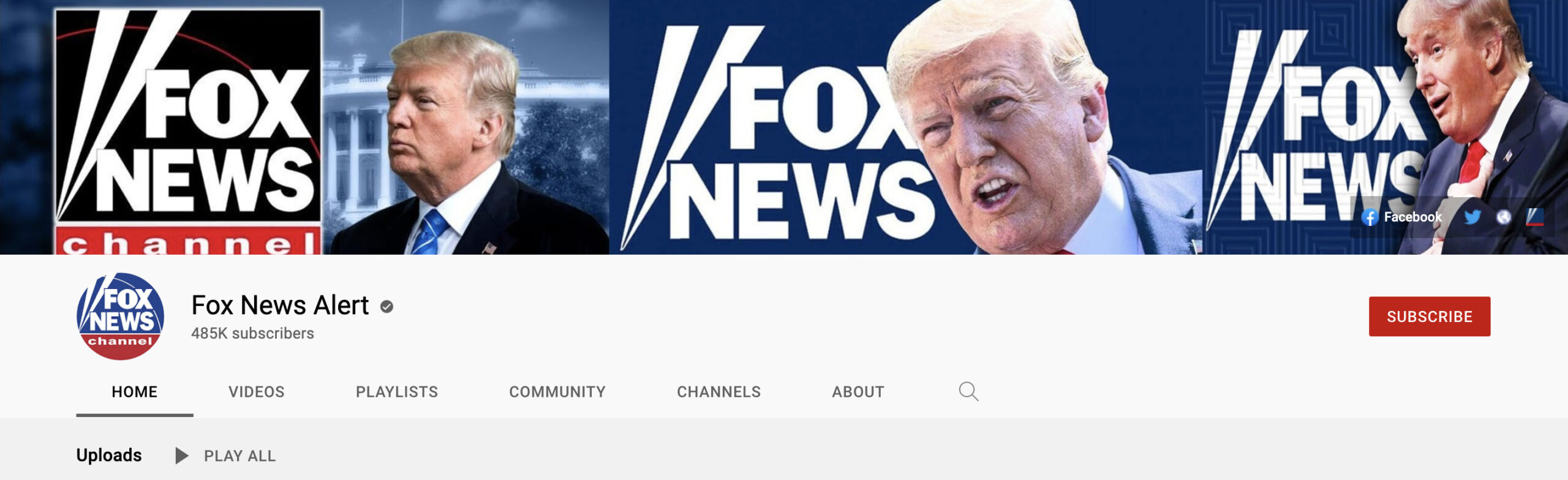 Verified YouTube channels are pushing altered thumbnails on Fox News videos on accounts called Fox News Alert.
