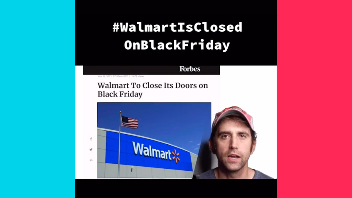 Ben Palmer aka palmertrolls appeared to prank a Walmart corporate communications employee about its Black Friday plans and asked if the stores would be closing on the day after Thanksgiving.