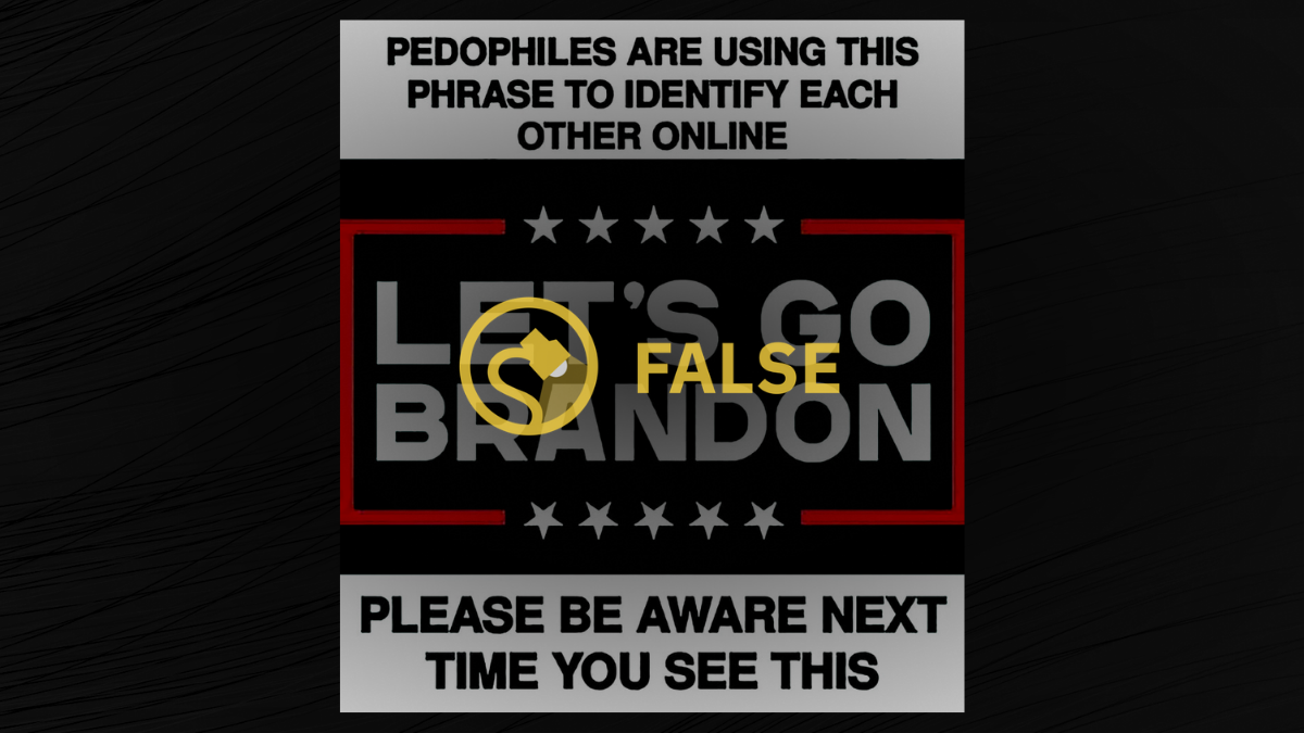 Pedophiles using phrase let's go brandon online