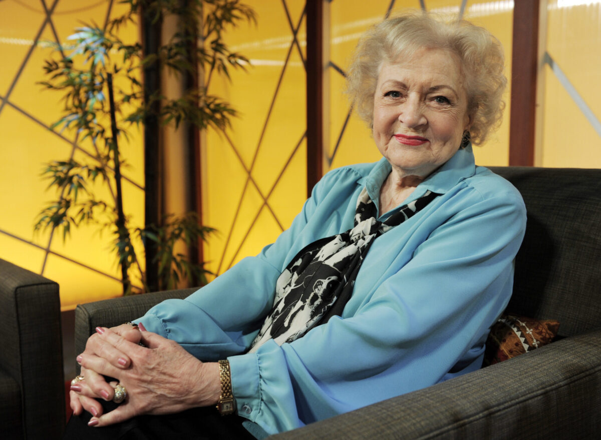 FILE - Actress Betty White poses for a portrait following her appearance on the television talk show "In the House," in Burbank, Calif., Tuesday, Nov. 24, 2009. Betty White, whose saucy, up-for-anything charm made her a television mainstay for more than 60 years, has died. She was 99. (AP Photo/Chris Pizzello, File)