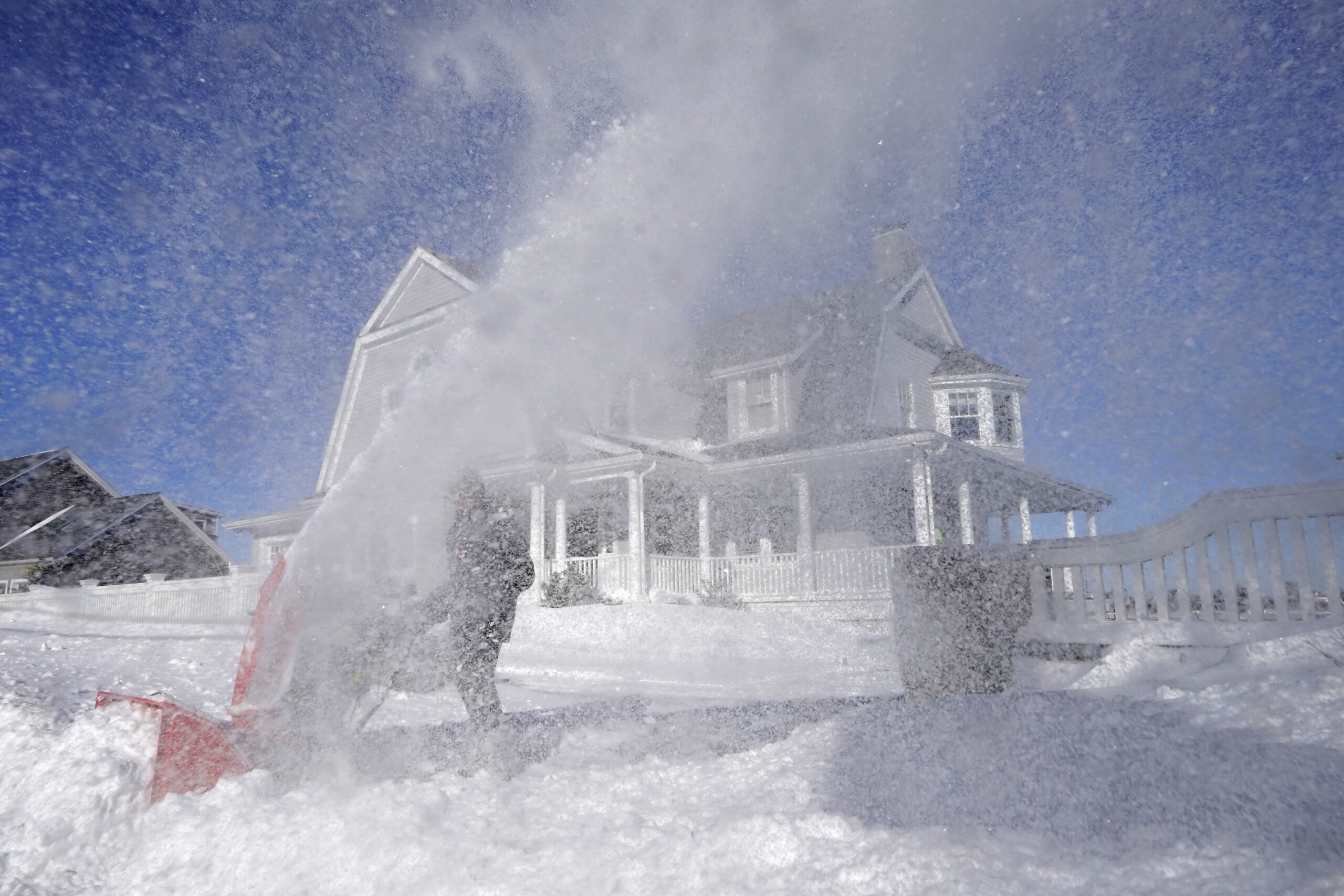 After the Blizzard, the East Coast Digs out Under Sunny Sky
