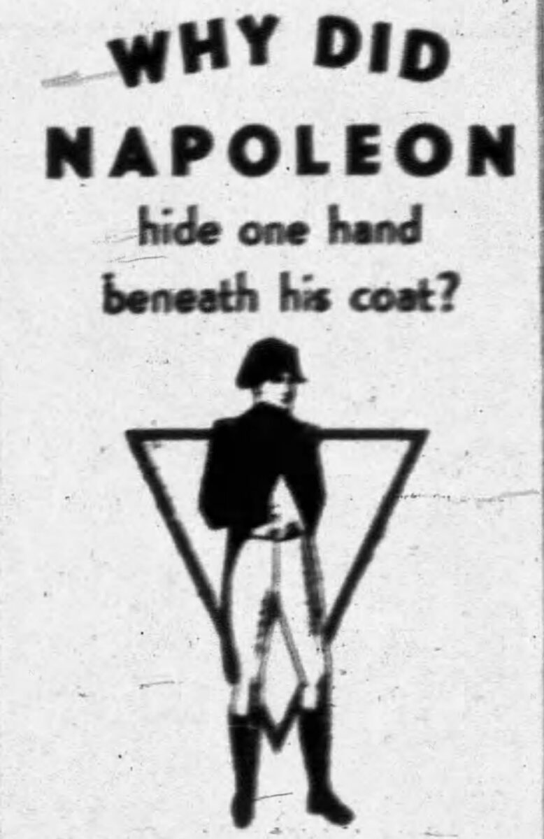 This ad from 1933 was for NAPSO a cleaning solution.