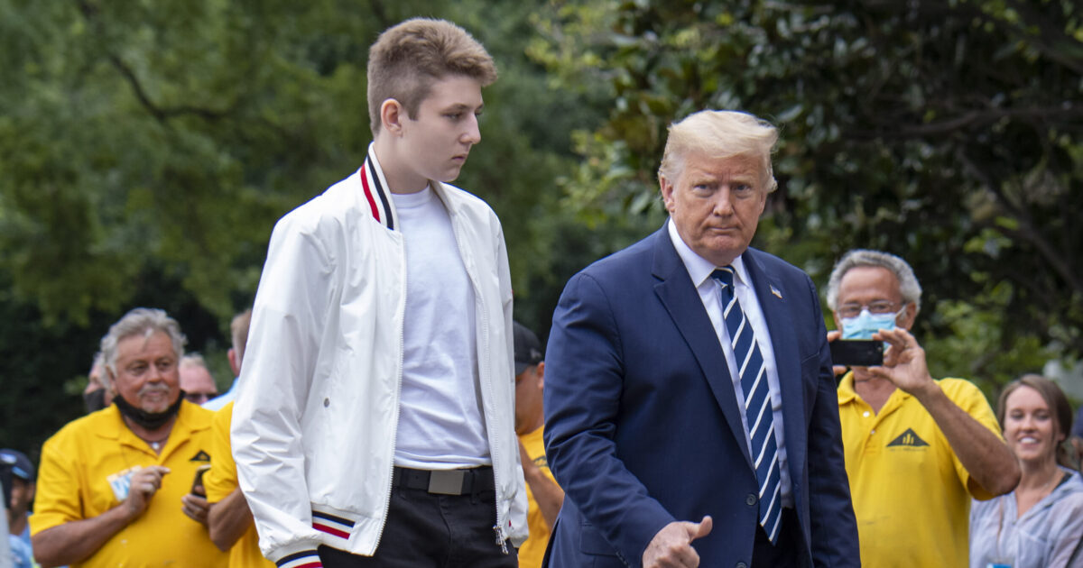 False ads said The Truth About Donald Trump's Son Barron Is No Secret Anymore.