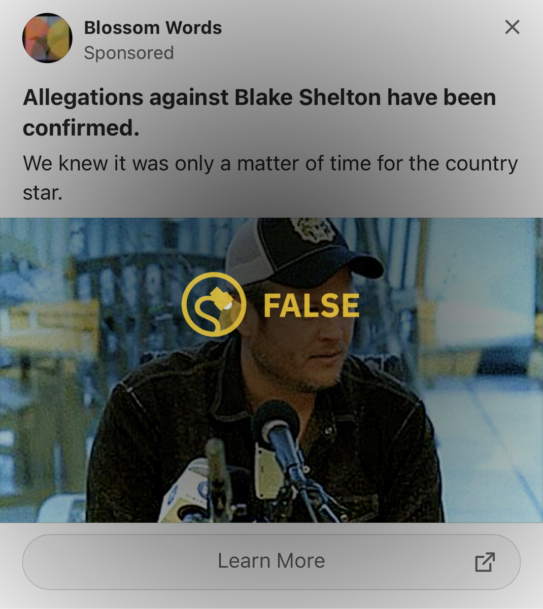 Blake Shelton did not have allegations against him confirmed nor did he endorse Natures Only CBD Gummies or get interviewed by Mail Online or The Daily Mail.