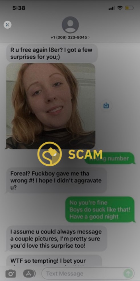 Only scams - nude photos
