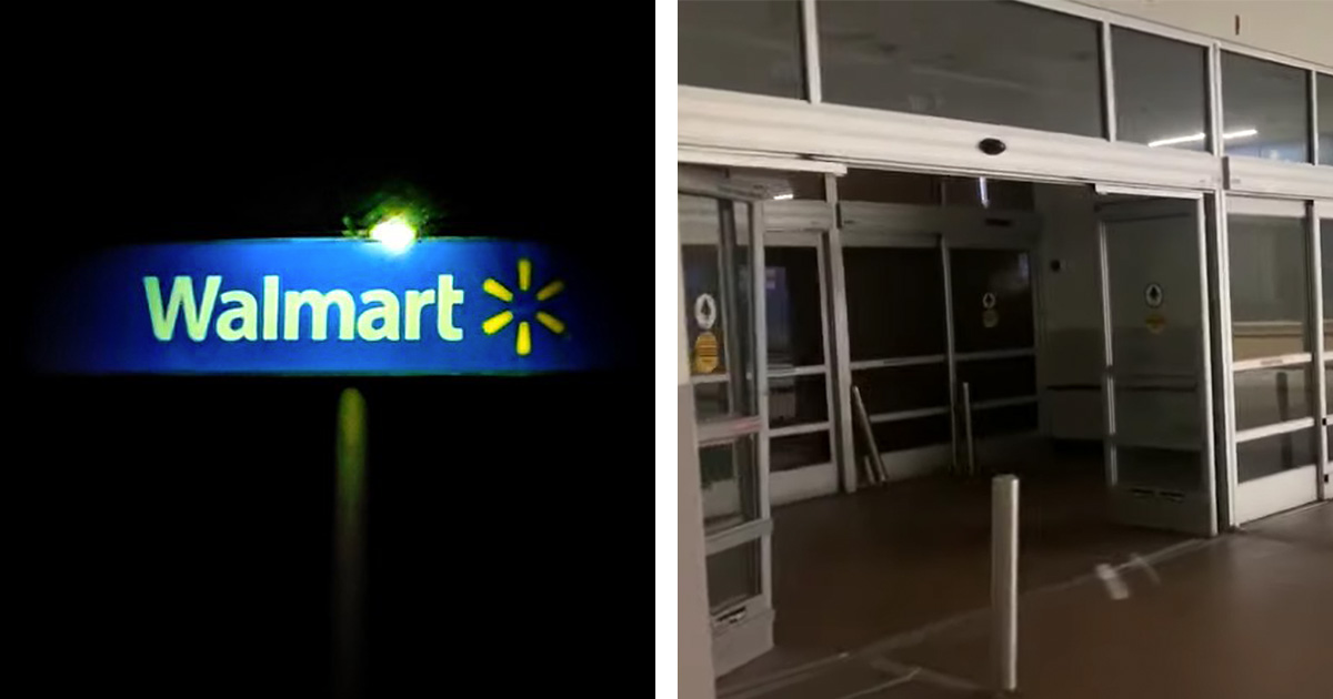 An abandoned Walmart was explored by Triangle Of Mass on YouTube and TikTok.