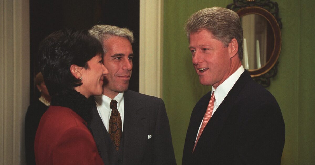 Ghislaine Maxwell, Jeffrey Epstein, President Bill Clinton
