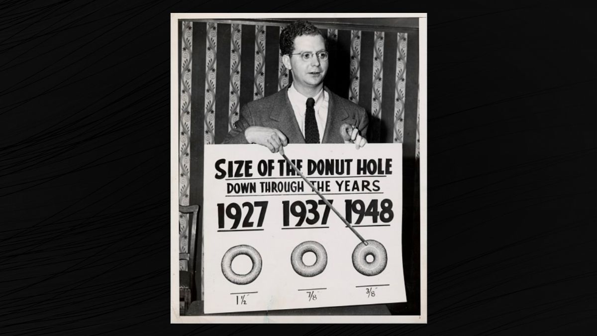 size of the donut hole down through the years
