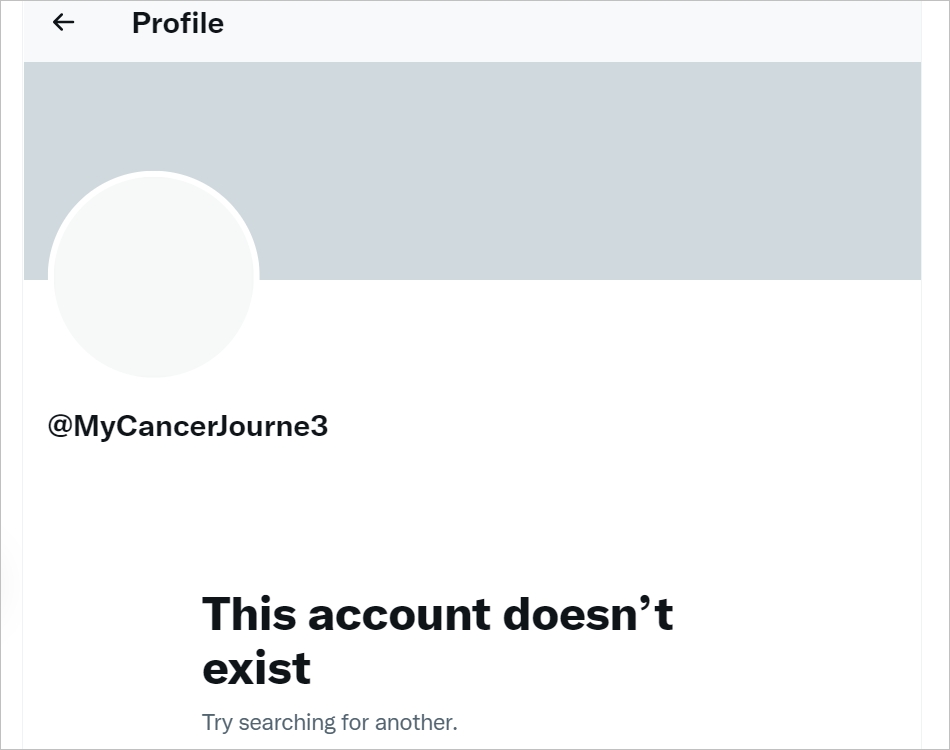 mycancerjourn3 twitter account
