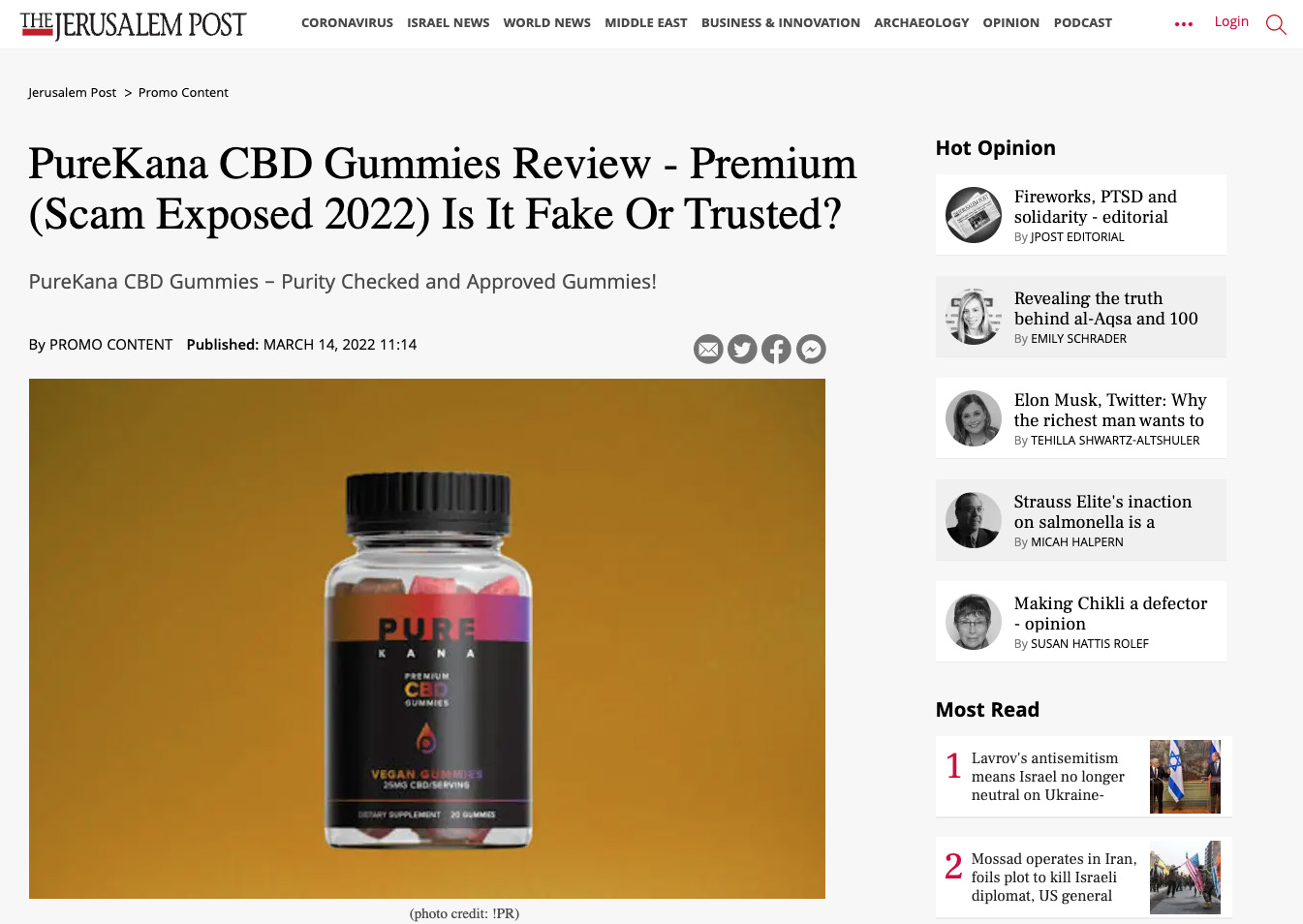 PureKana CBD Gummies reviews are all over Google but they are little more than sponsored content articles and some include scammy language.