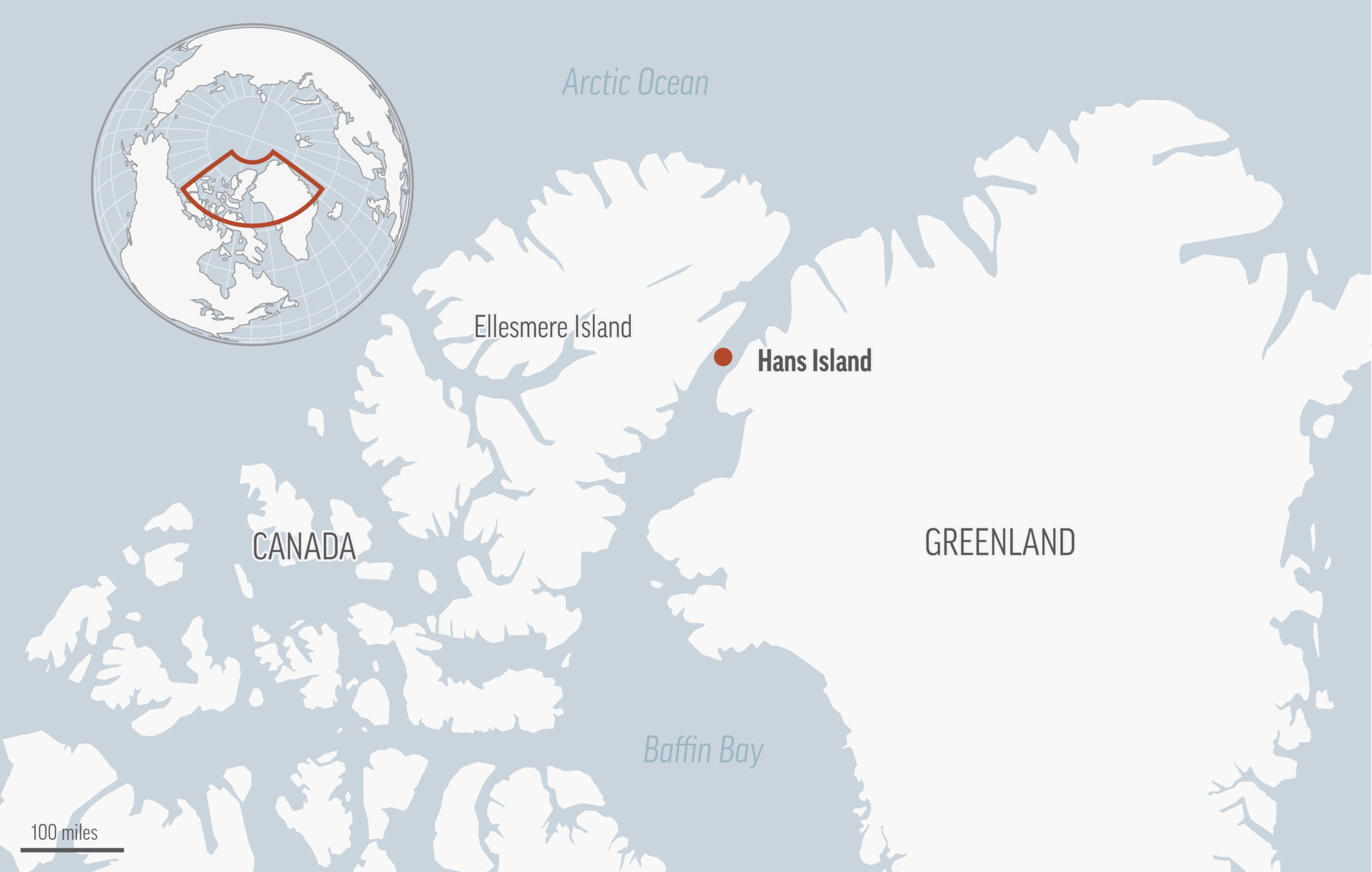 A decades-old dispute between Denmark and Canada over a tiny, barren and uninhabited rock in the Arctic has come to an end.
