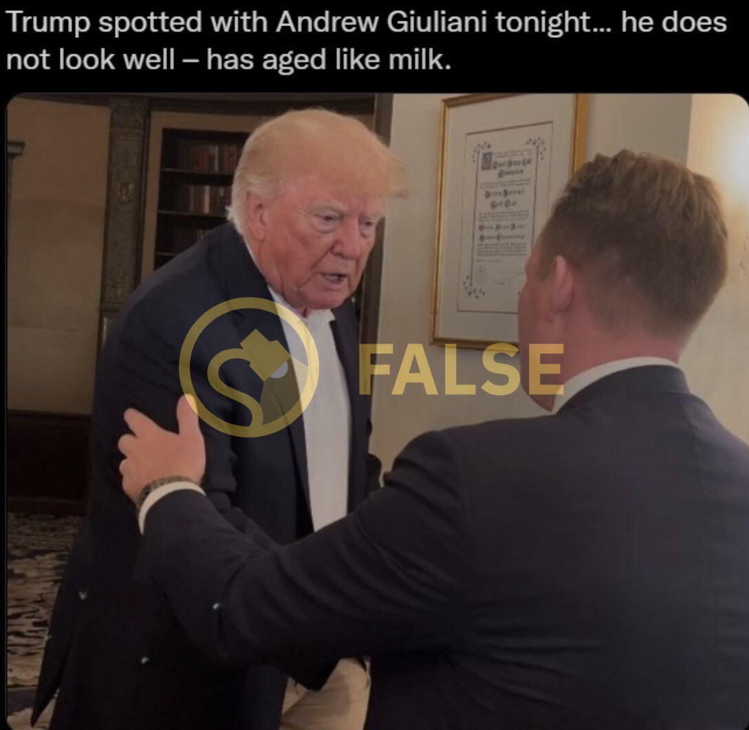 fake bloated trump photo