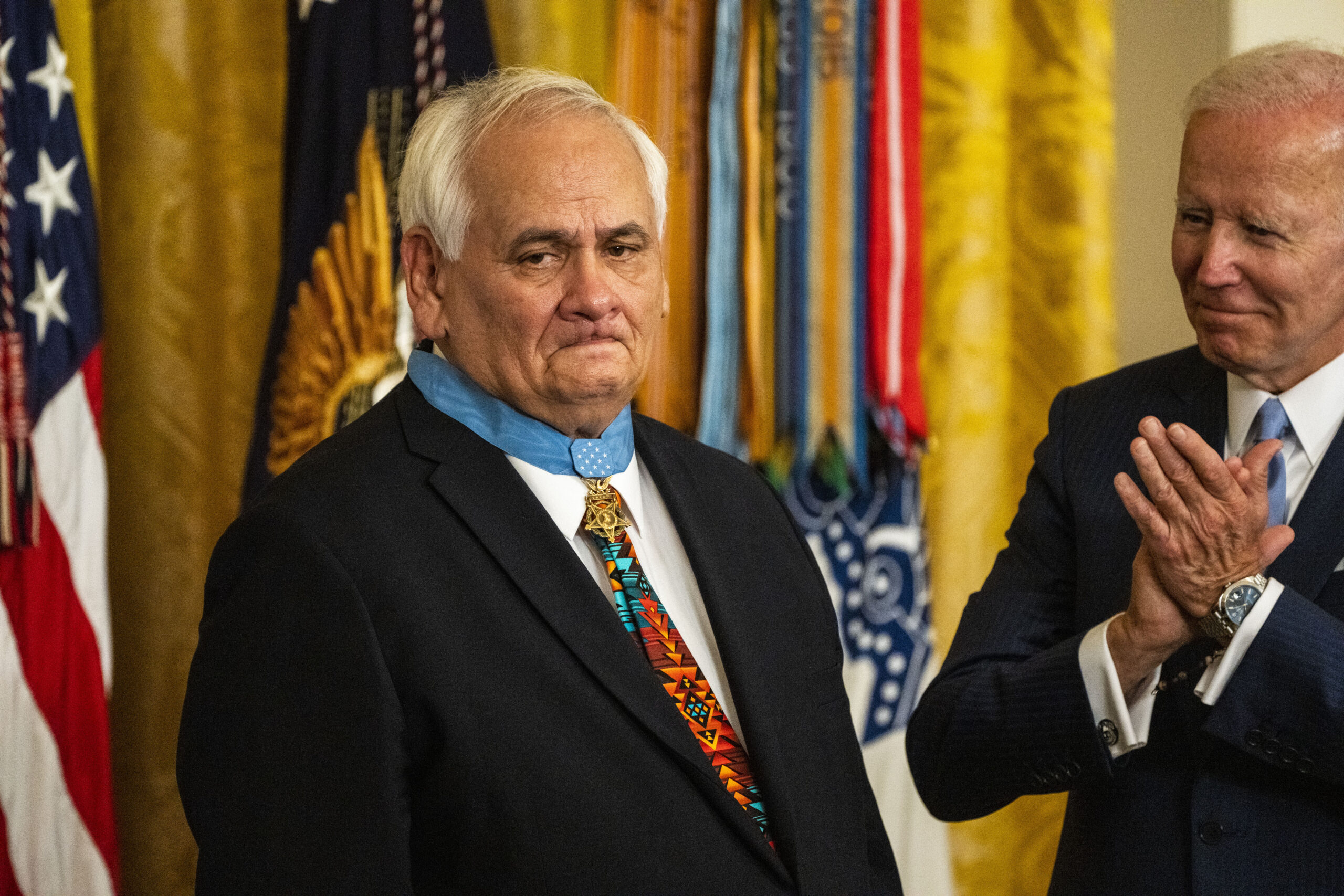 No, Biden Didn't Put Medal of Honor on Backwards