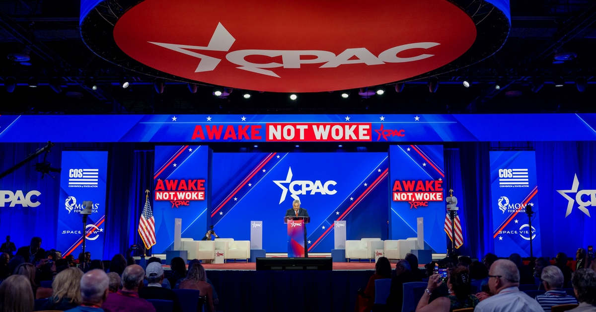 Did a CPAC Banner Say 'We Are All Domestic Terrorists'?