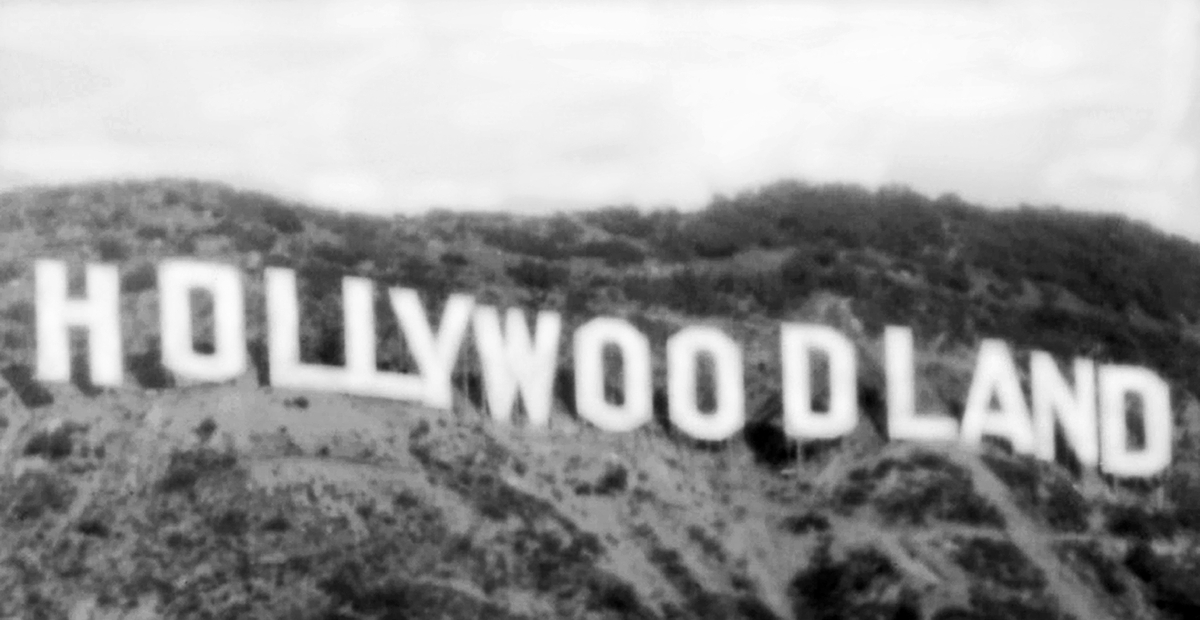 The Hollywood sign originally said Hollywoodland