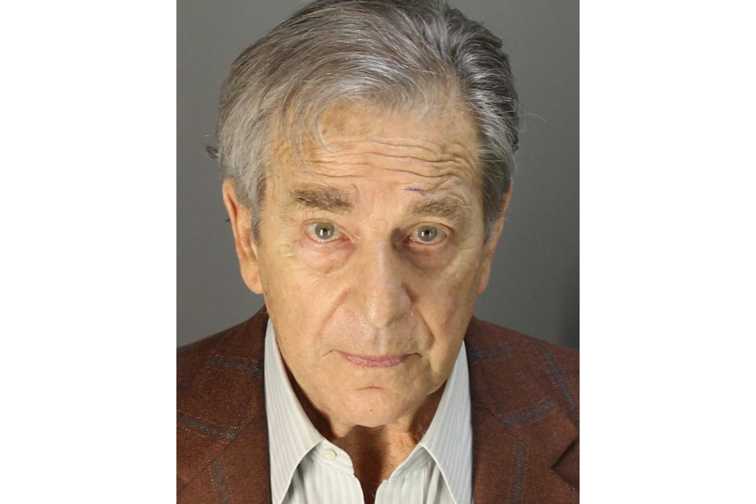 FILE - This booking photo provided by the Napa County Sheriff's Office shows Paul Pelosi on May 29, 2022, following his arrest on suspicion of DUI in Northern California. The husband of U.S. House Speaker Nancy Pelosi pleaded guilty Tuesday, Aug. 23, 2022, to misdemeanor driving under the influence charges related to a May crash in California's wine country and was sentenced to five days in jail and three years' probation. Paul Pelosi already served two days in jail and received conduct credit for two other days, Napa County Superior Court Judge Joseph Solga said. (Napa County Sheriff's Office via AP, File)