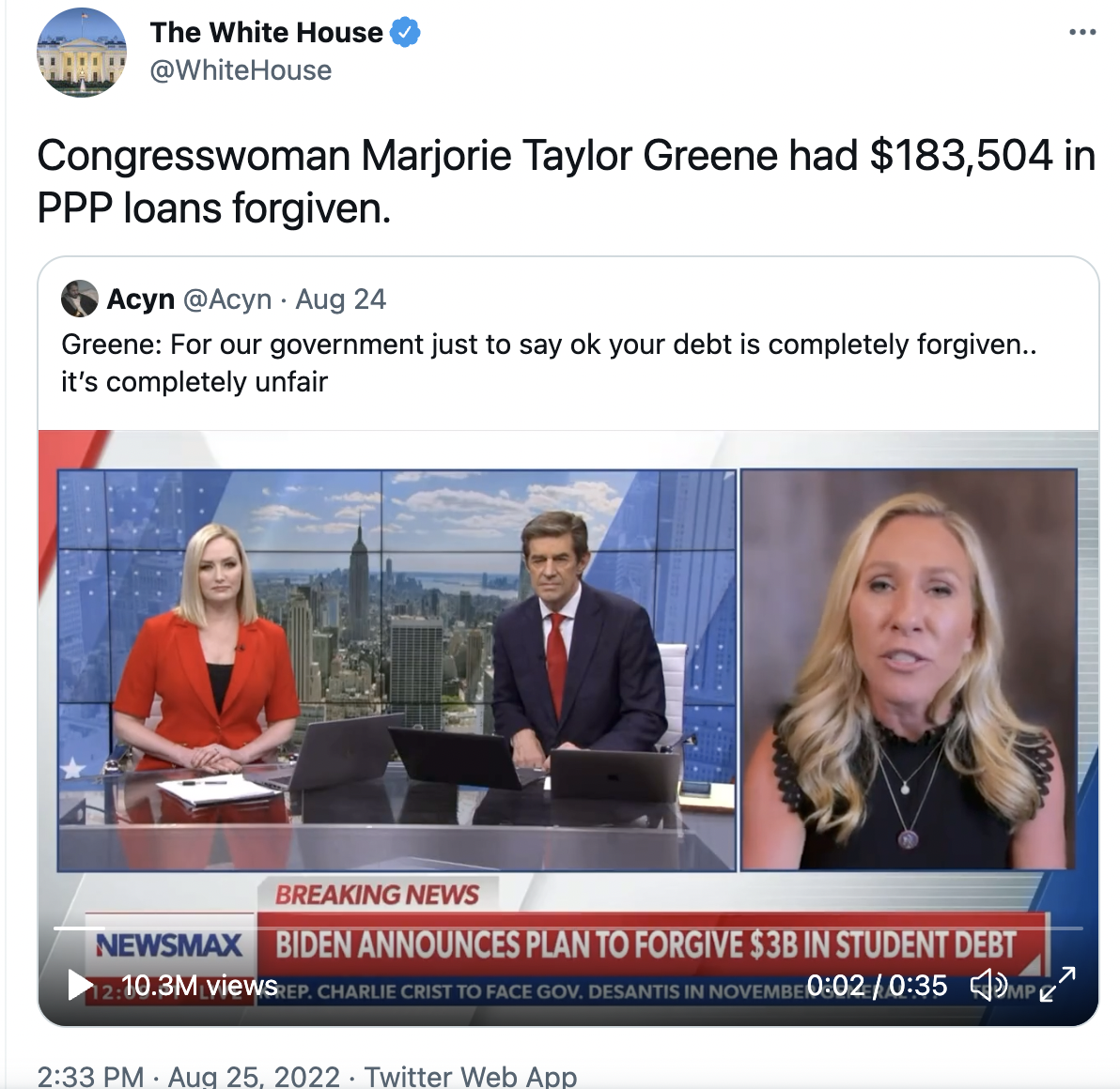 Did Marjorie Taylor Greene Get PPP Mortgage Forgiveness?