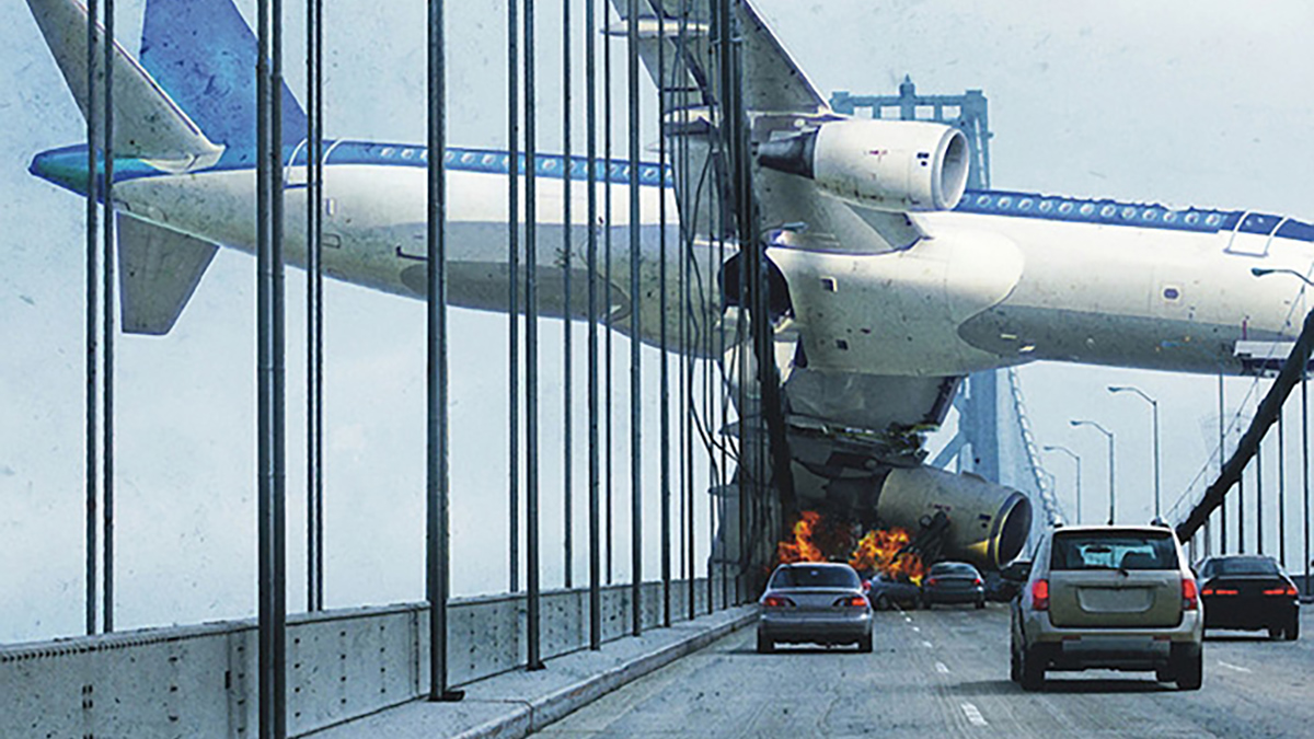 A misleading ad on Yahoo claimed These Mistakes Had Catastrophic Consequences and the picture has been referenced before as purportedly showing the last moments of Air Florida Flight 90 which crashed into a bridge in Washington DC in 1982 killing 78 people.