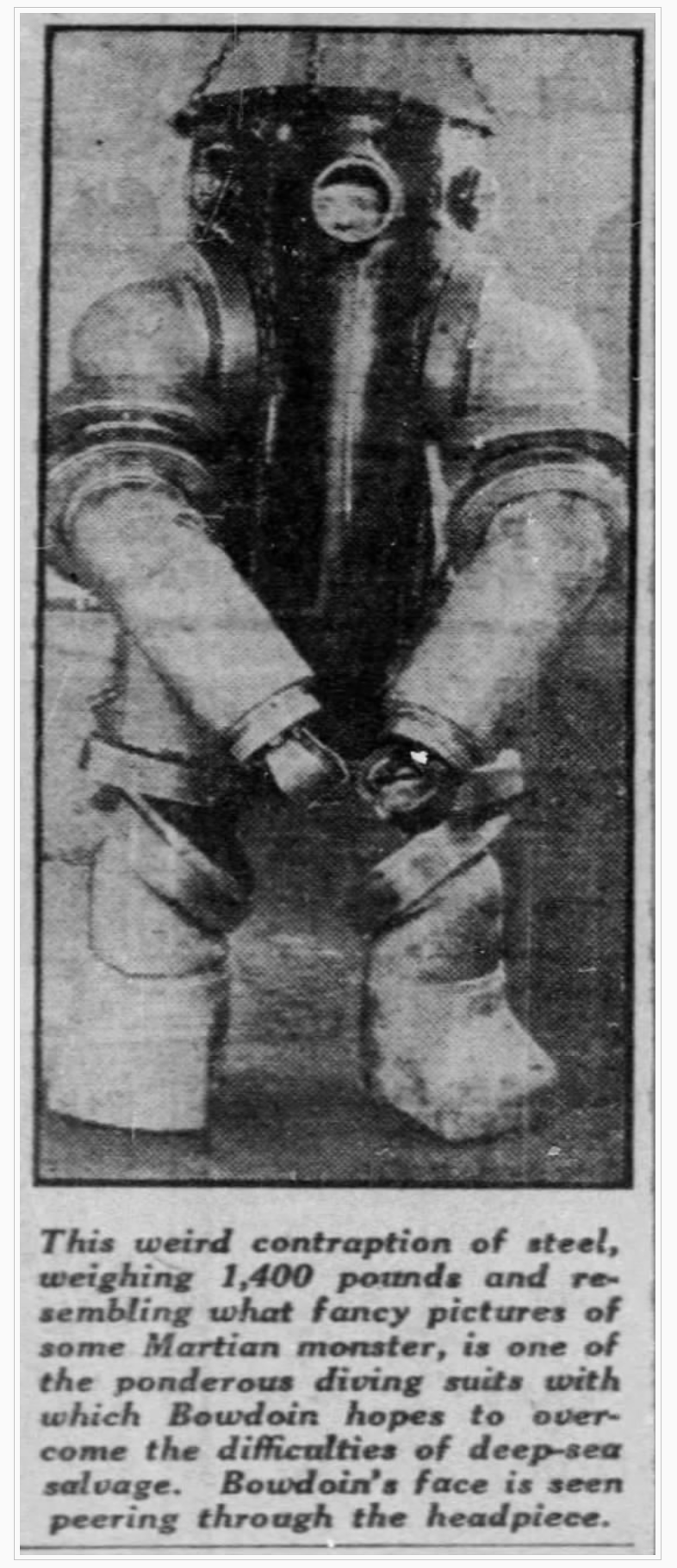 Diving suit, 1925