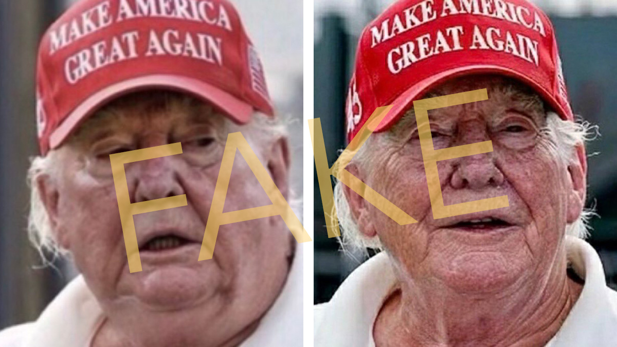 opdragelse lager Tæller insekter These 2 Photos of Trump Golfing 'Without Makeup' Are Fake | Snopes.com