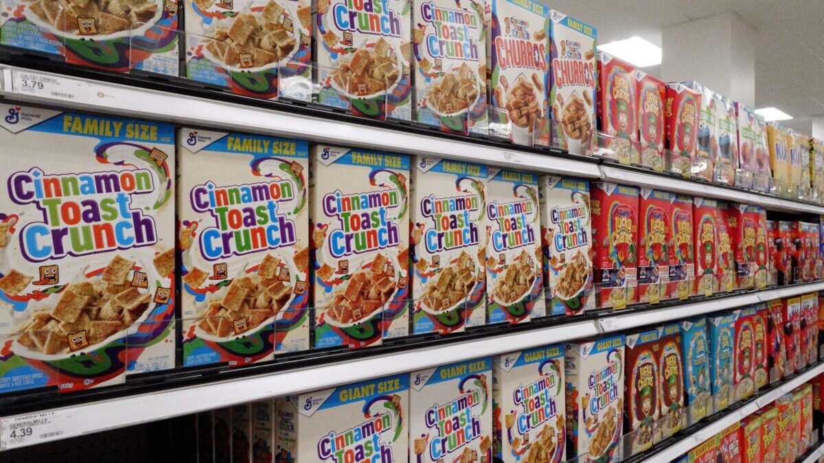 A TikTok video claimed that Cinnamon Toast Crunch containing BHT was a danger to human health.