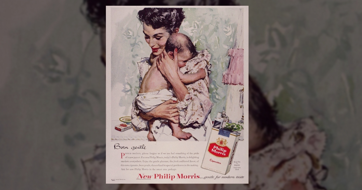 Born Gentle - Philip Morris cigarette ad