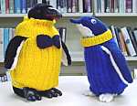 Penguins in sweaters