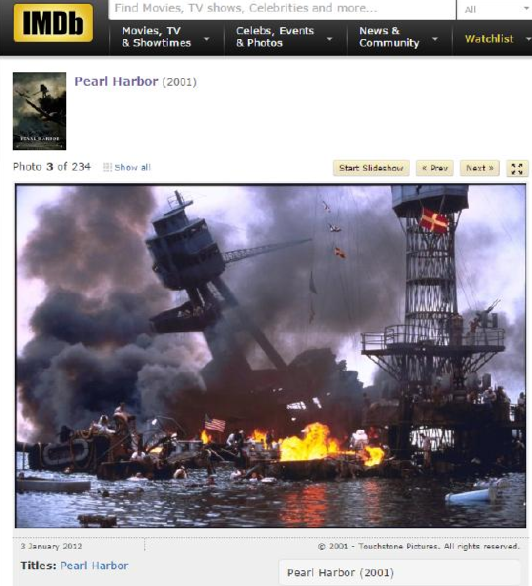 Pearl Harbor IMDb page