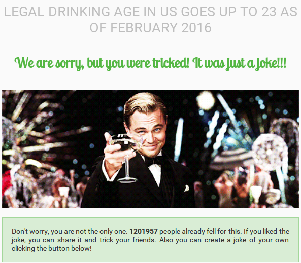 legal drinking age