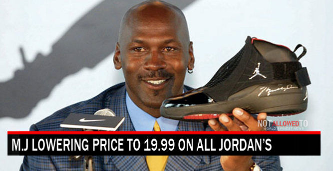 michael jordan shoes cost