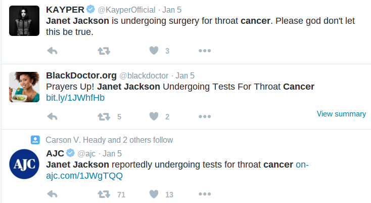 janet jackson cancer tweets
