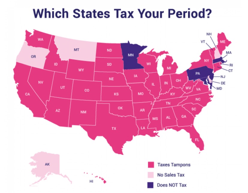 tampon tax state