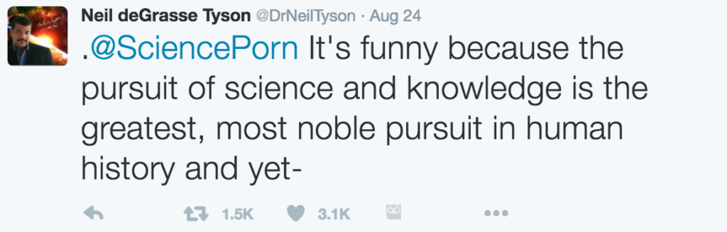 Neil deGrasse Tyson Tweet 5