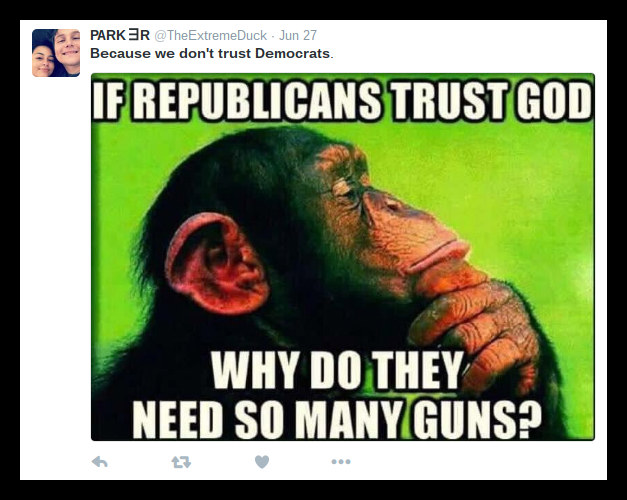 republicans trust god