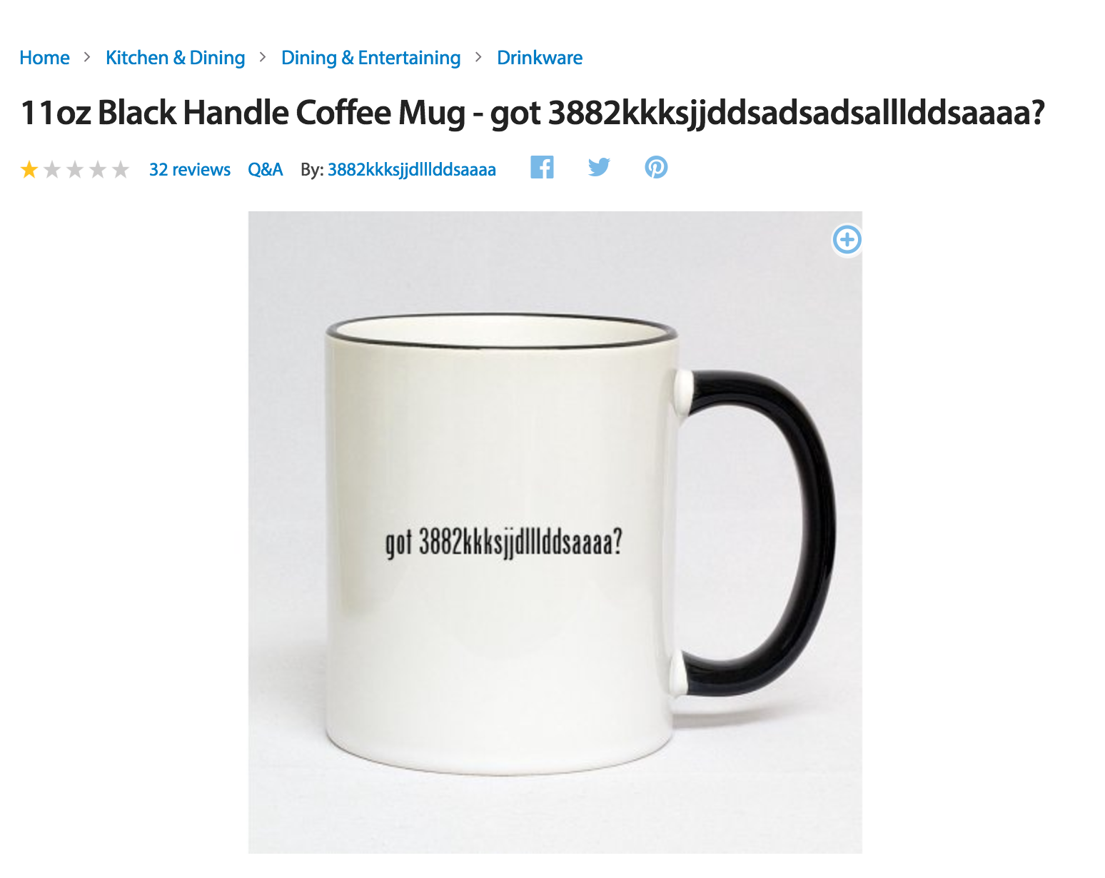 mug listing